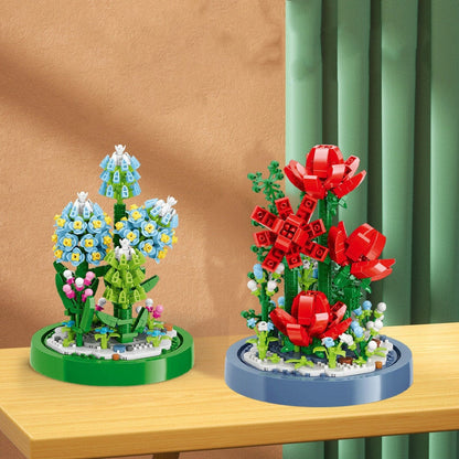 Micro Flowers in a Dome Building Set