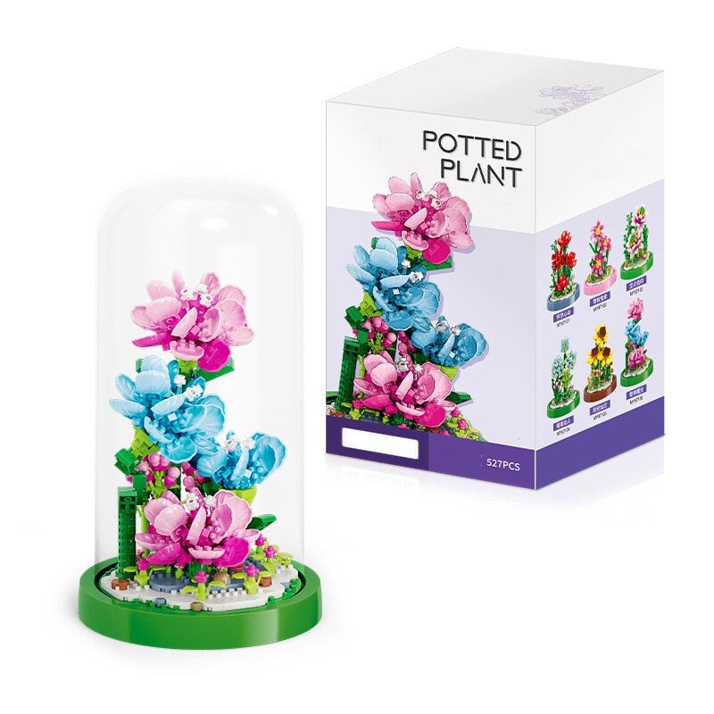 Micro Flowers in a Dome Building Set