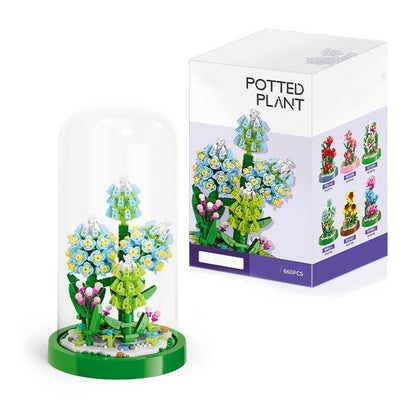 Micro Flowers in a Dome Building Set