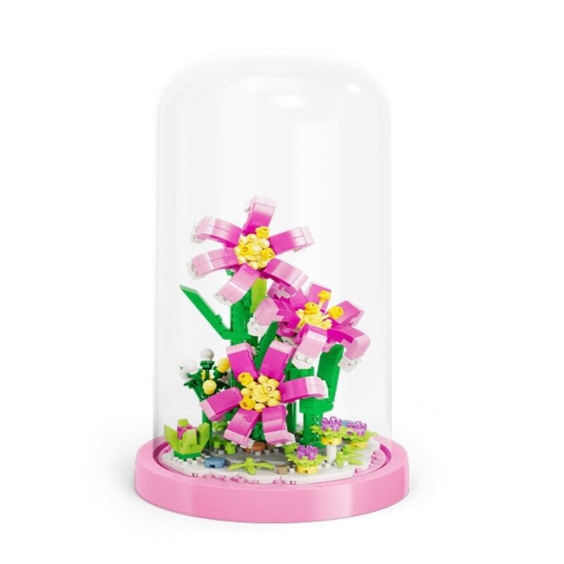 Micro Flowers in a Dome Building Set