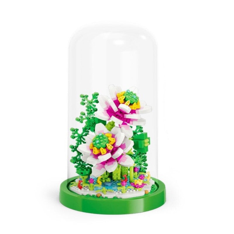 Micro Flowers in a Dome Building Set