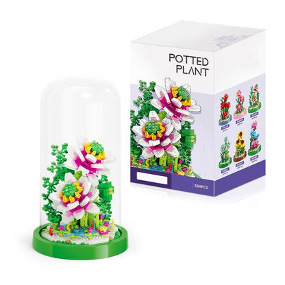 Micro Flowers in a Dome Building Set