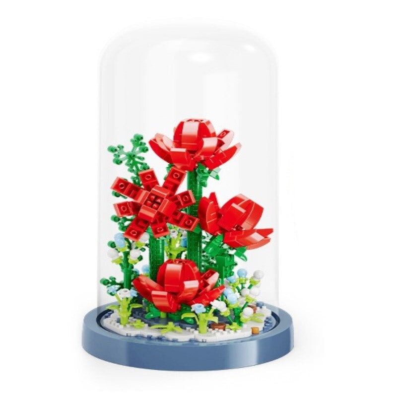 Micro Flowers in a Dome Building Set