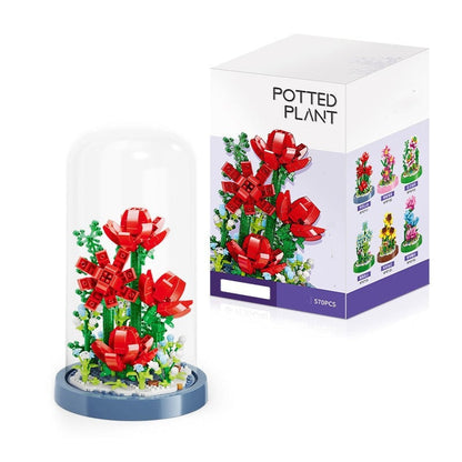 Micro Flowers in a Dome Building Set