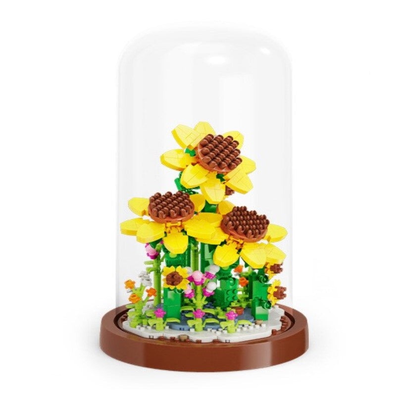 Micro Flowers in a Dome Building Set