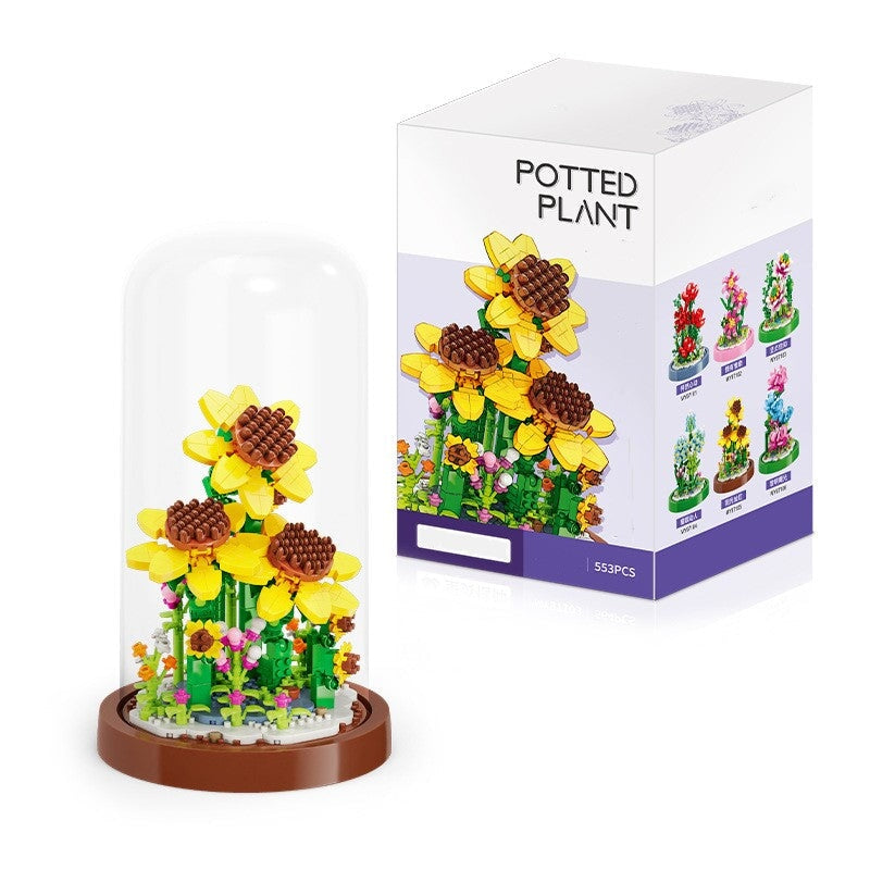 Micro Flowers in a Dome Building Set