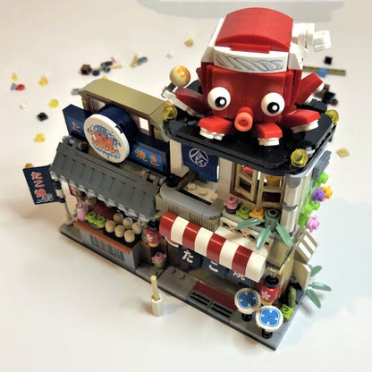 Micro Takoyaki Octopus Balls Building Sets