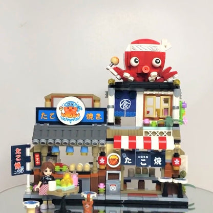 Micro Takoyaki Octopus Balls Building Sets