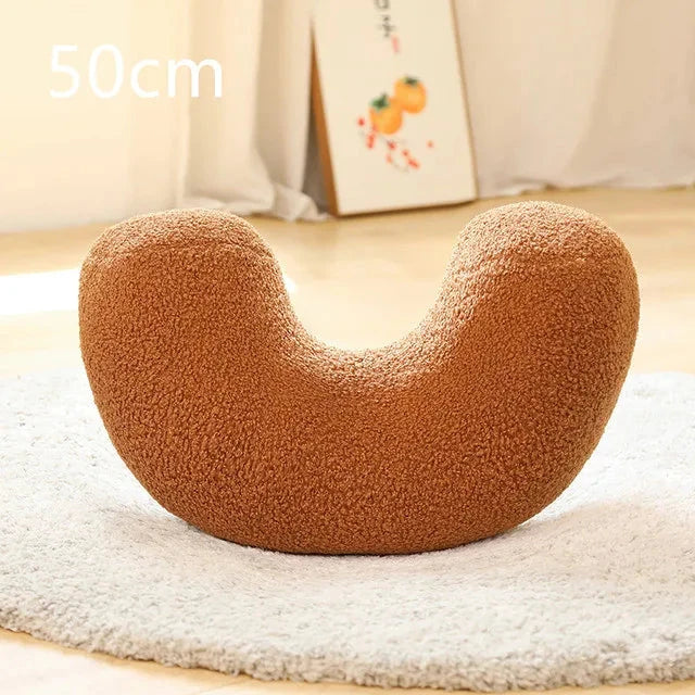 Minimalist Shapes Moon Ball Pillow Plushies