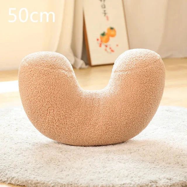Minimalist Shapes Moon Ball Pillow Plushies
