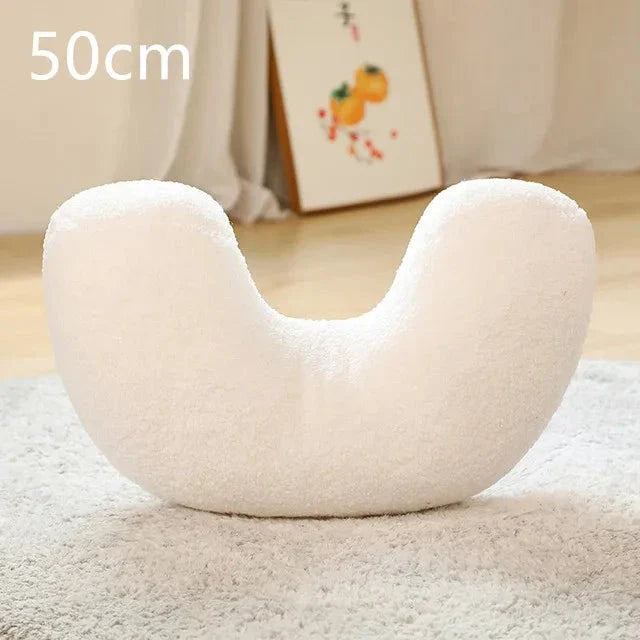 Minimalist Shapes Moon Ball Pillow Plushies