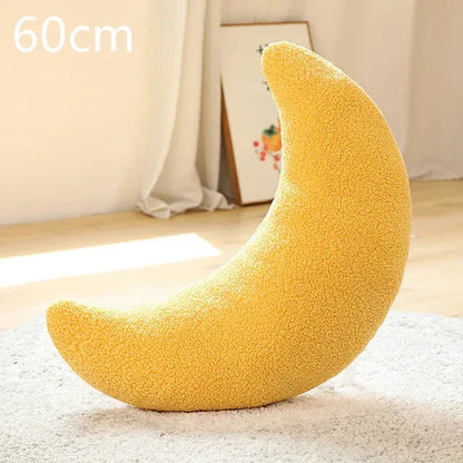 Minimalist Shapes Moon Ball Pillow Plushies