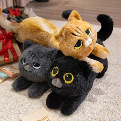 Mochi, Marmie & Midnight – Sleepy Cat Plushies