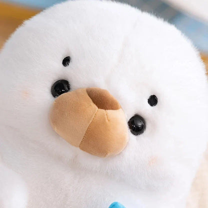 Mochi Seal Plushie with Fish