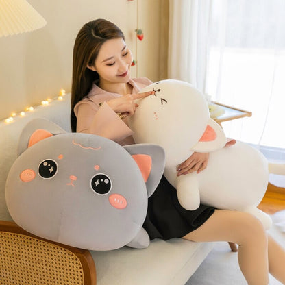 Momo & Nala the Kawaii Laying Cat Plushies