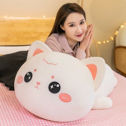 Momo & Nala the Kawaii Laying Cat Plushies
