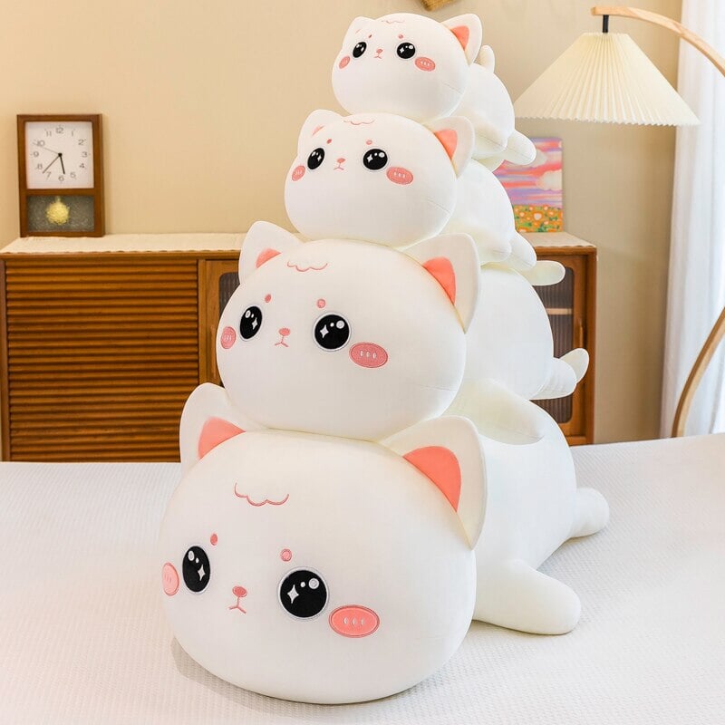 Momo & Nala the Kawaii Laying Cat Plushies