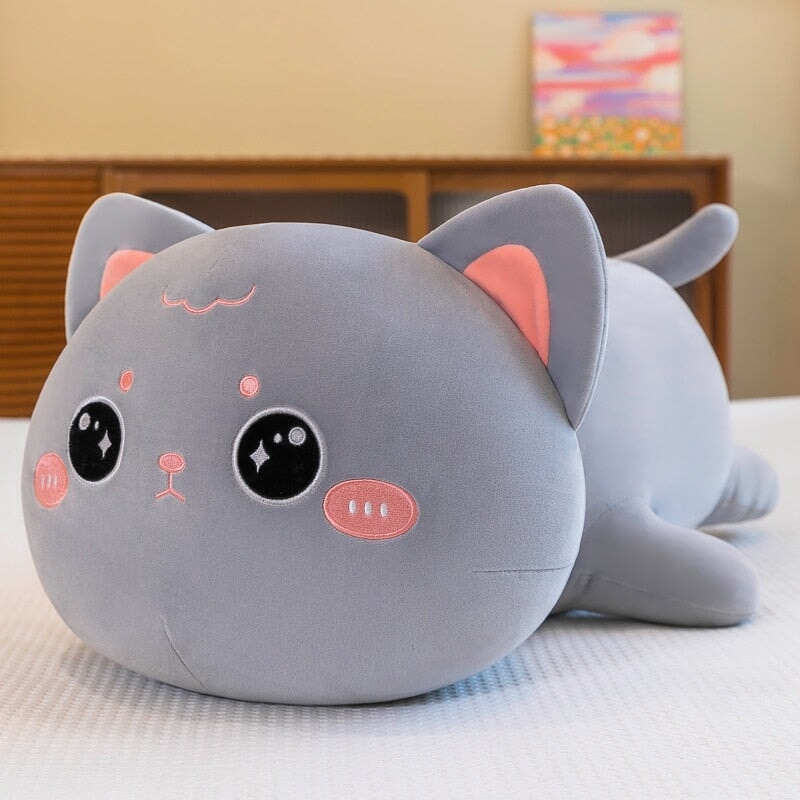 Momo & Nala the Kawaii Laying Cat Plushies