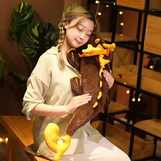 Morax Brown Dragon Genshin Impact Plushie