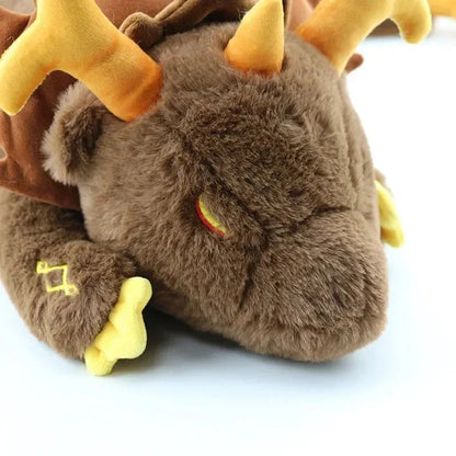 Morax Brown Dragon Genshin Impact Plushie