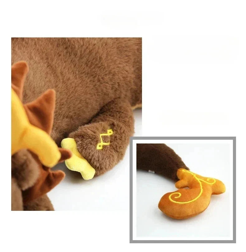 Morax Brown Dragon Genshin Impact Plushie