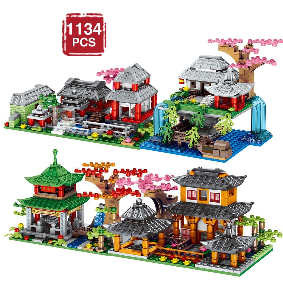 Mountain Pavilion and Sakura View Building Blocks