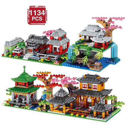 Mountain Pavilion and Sakura View Building Blocks