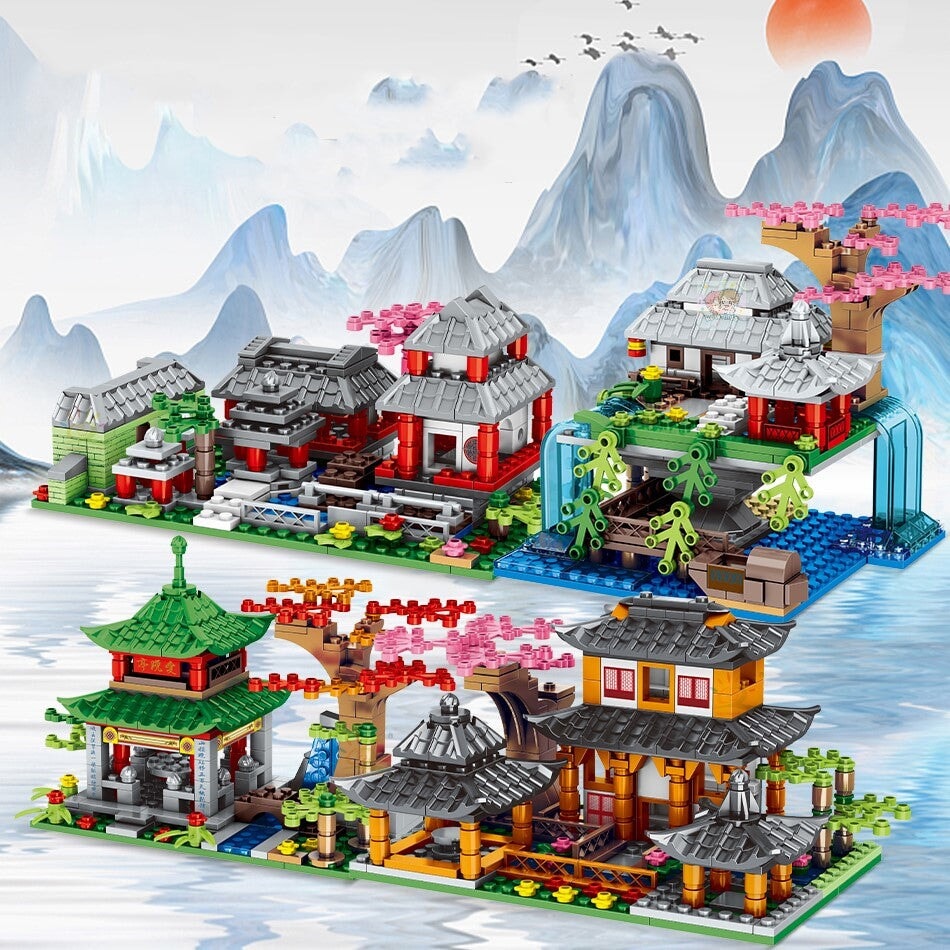 Mountain Pavilion and Sakura View Building Blocks
