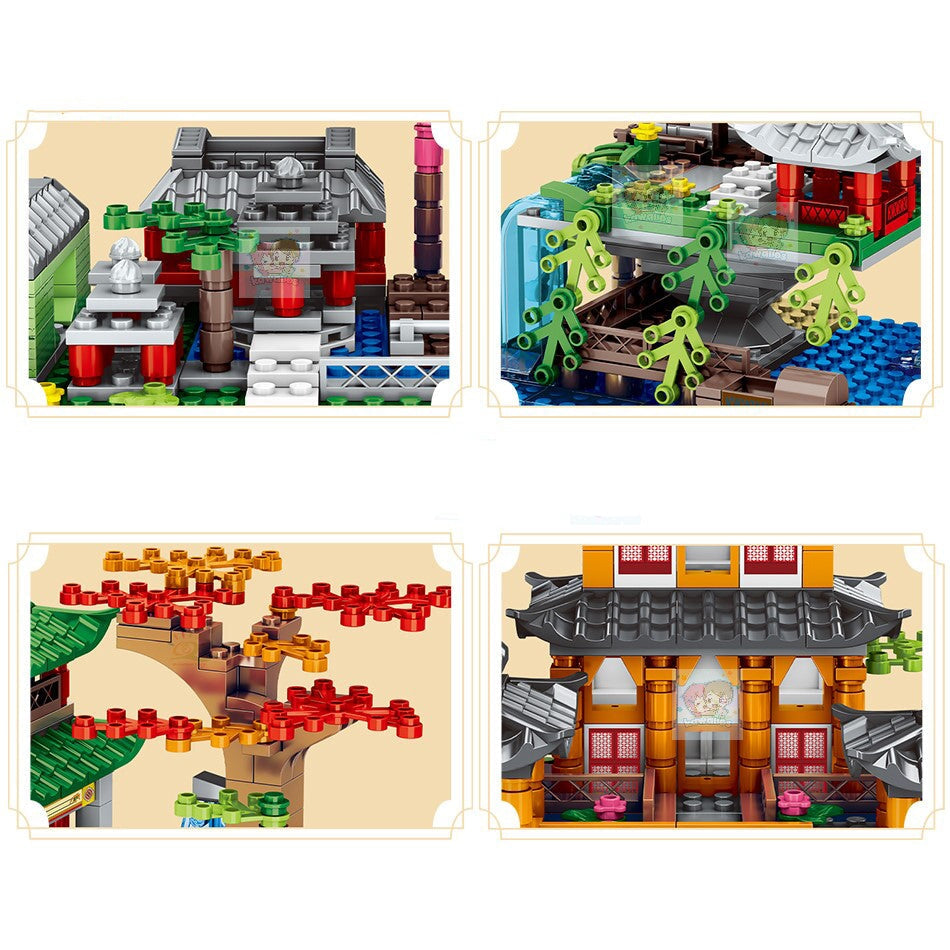 Mountain Pavilion and Sakura View Building Blocks