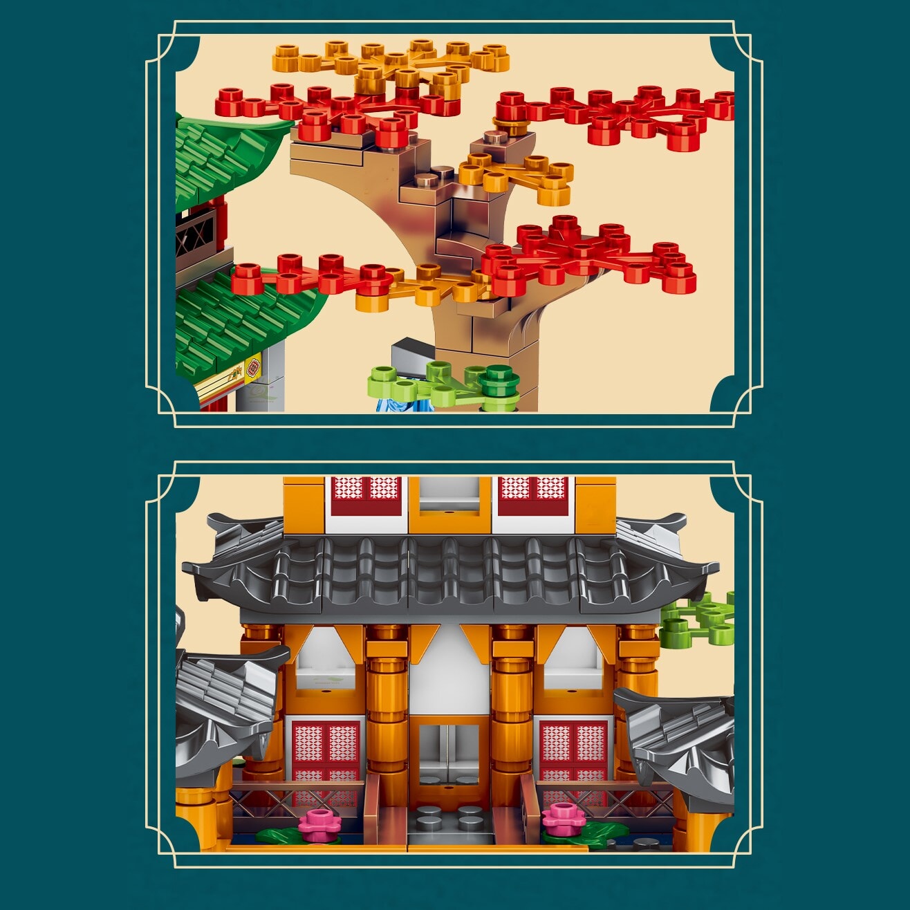 Mountain Pavilion and Sakura View Building Blocks