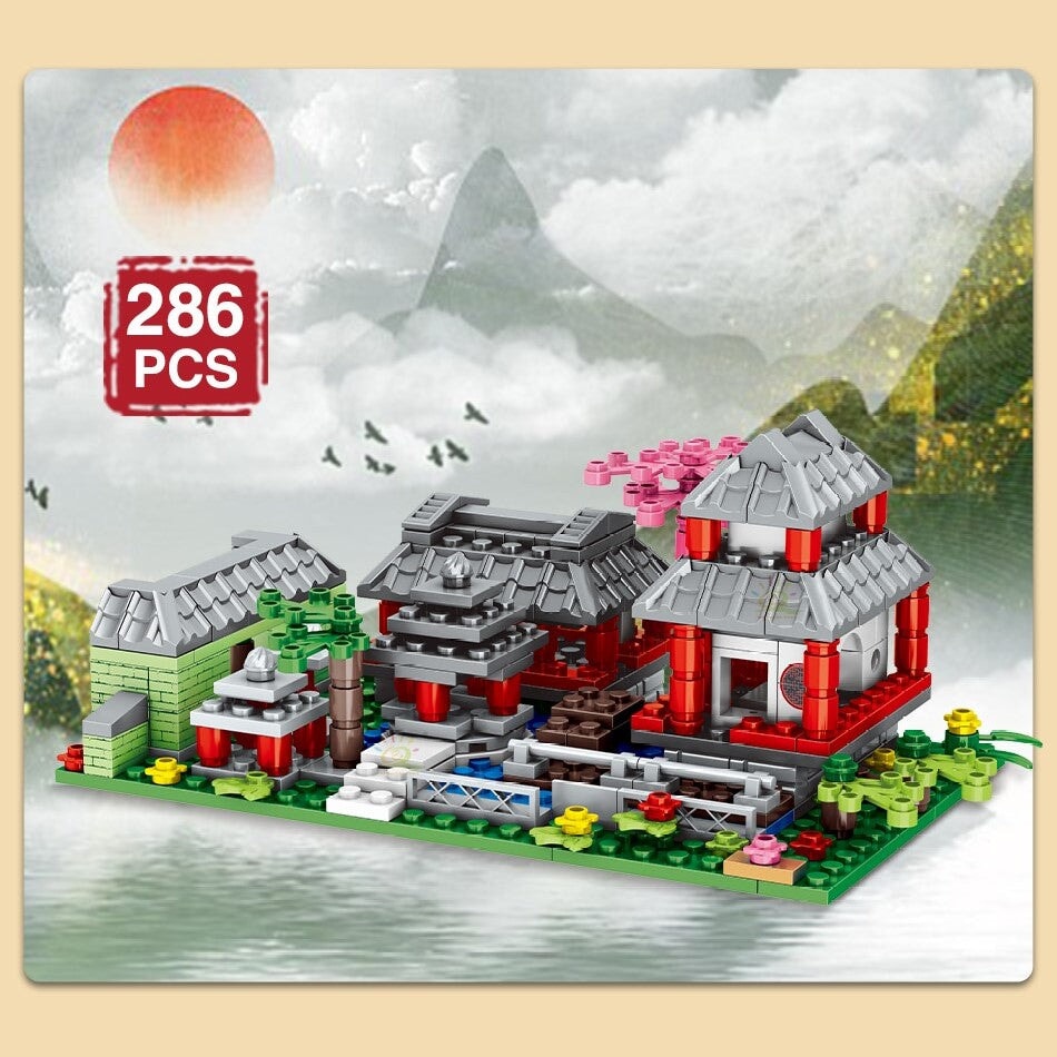 Mountain Pavilion and Sakura View Building Blocks