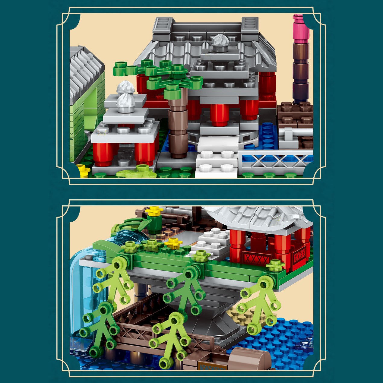 Mountain Pavilion and Sakura View Building Blocks