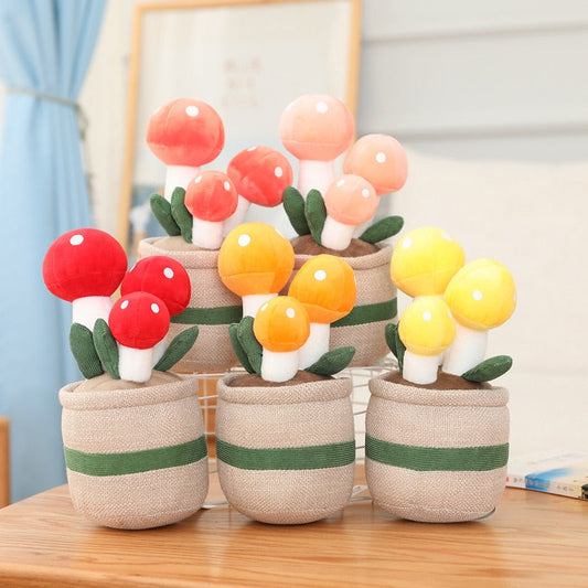 Mushroom Pot Plant Plushie