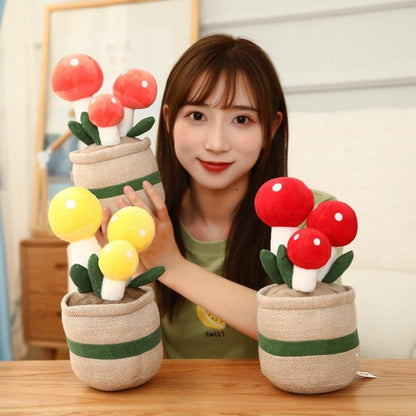 Mushroom Pot Plant Plushie