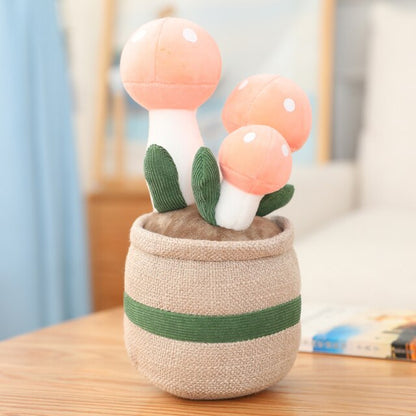 Mushroom Pot Plant Plushie