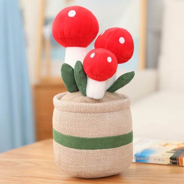Mushroom Pot Plant Plushie