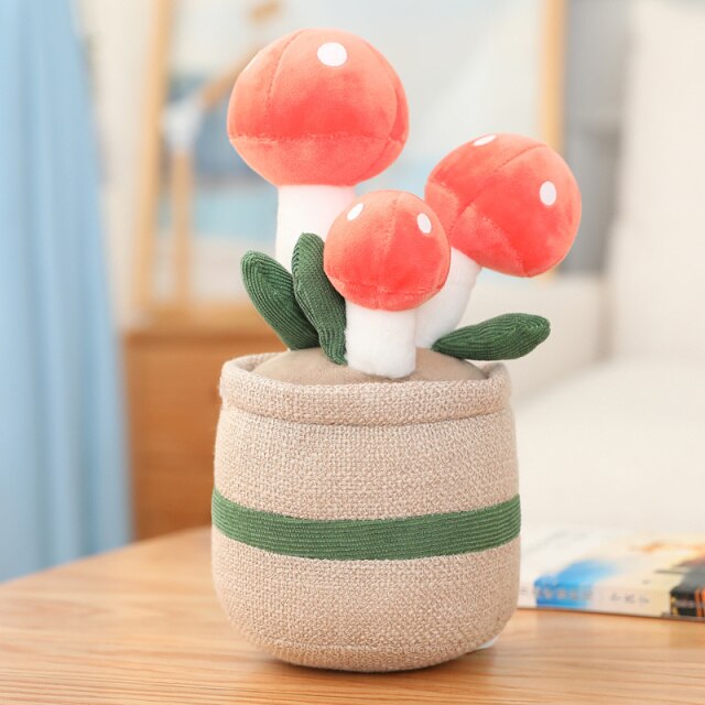 Mushroom Pot Plant Plushie