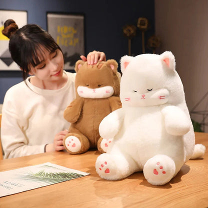 Napping Noodle Cat Plush