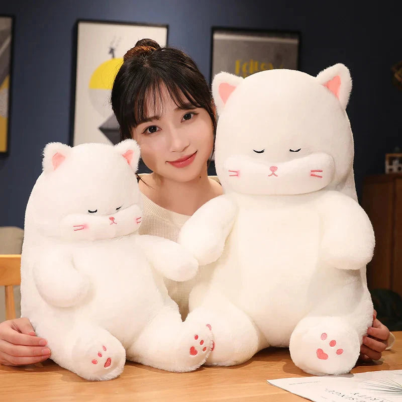 Napping Noodle Cat Plush