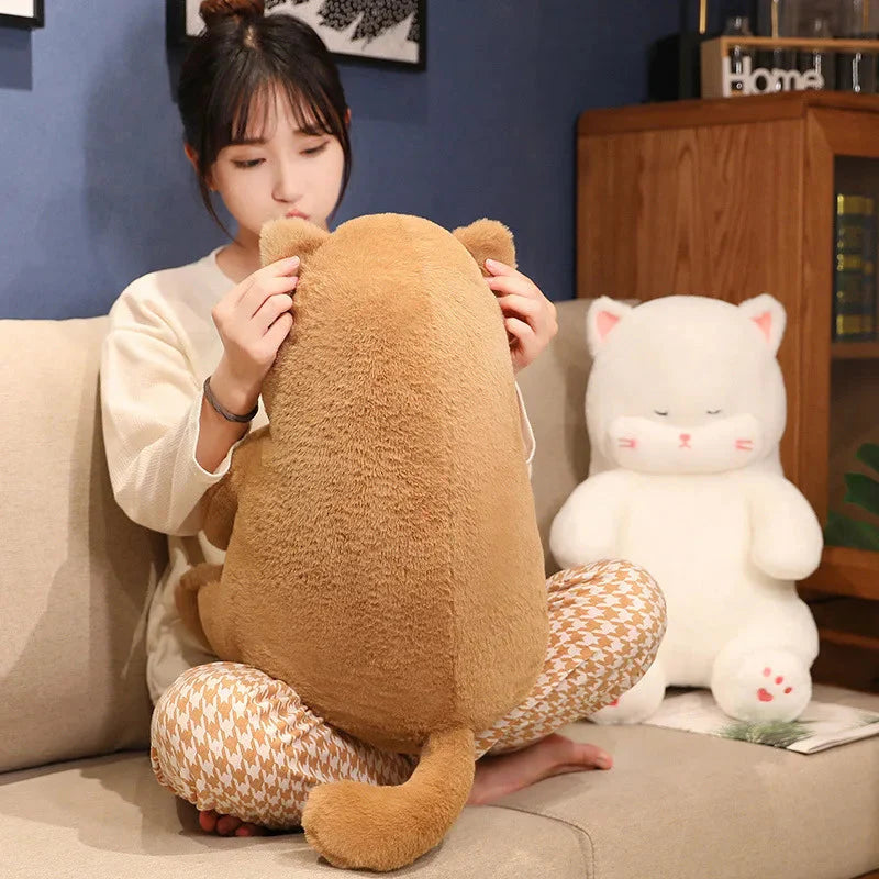 Napping Noodle Cat Plush