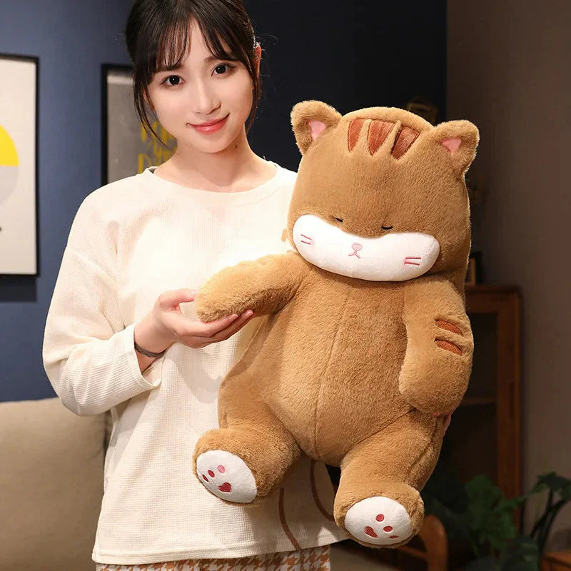 Napping Noodle Cat Plush