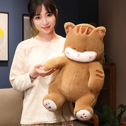 Napping Noodle Cat Plush