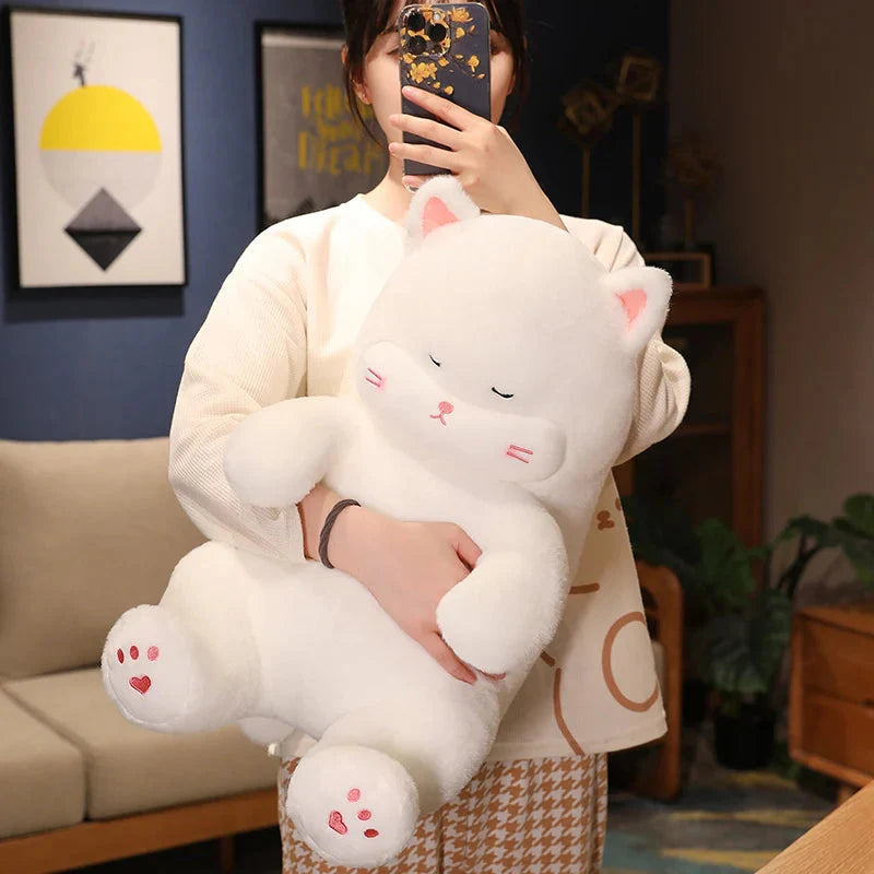 Napping Noodle Cat Plush