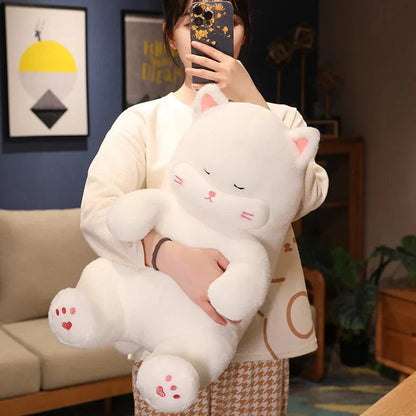 Napping Noodle Cat Plush