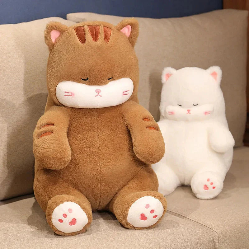 Napping Noodle Cat Plush