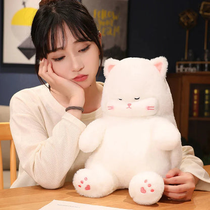 Napping Noodle Cat Plush