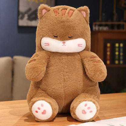 Napping Noodle Cat Plush