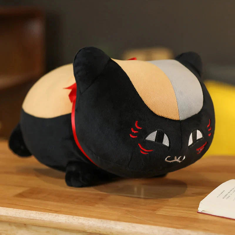 Natsume Yuujinchou Nyanko Cat White Black Plushie