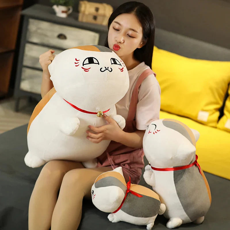 Natsume Yuujinchou Nyanko Cat White Black Plushie