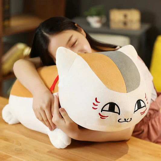Natsume Yuujinchou Nyanko Cat White Black Plushie